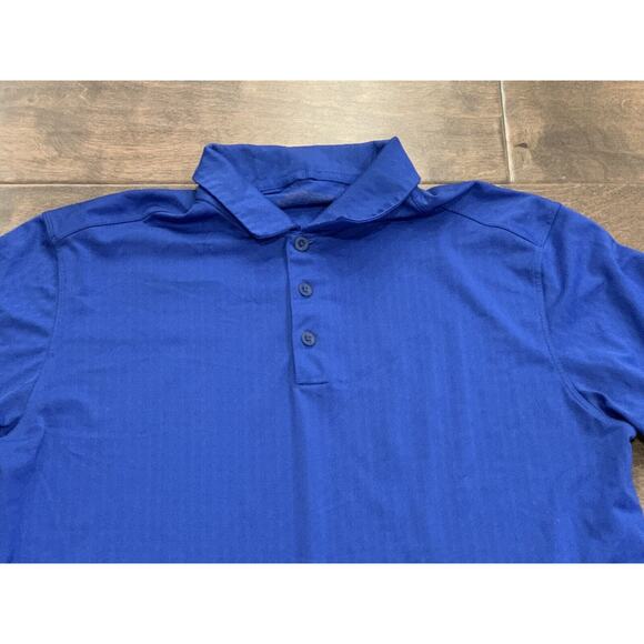 Nike Golf Tour Performance Mens Blue Drifit Short Sleeve Shirt Size M MEDIUM - Picture 4 of 9